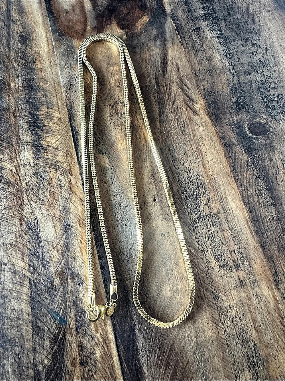 Gold-Tone Chain Necklace Like New
